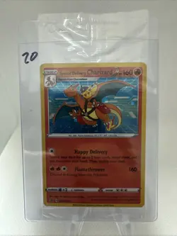 Pokemon SWSH075 Charizard Promo Holo Card Special Delivery Sealed - 20 - Image 1