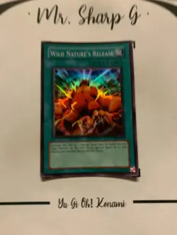 WILD NATURE'S RELEASE - IOC-033 DEUTSCH Yu-Gi-Oh! CARD SUPER RARE HOLO KONAMI - Image 2
