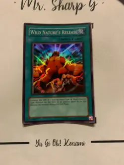 WILD NATURE'S RELEASE - IOC-033 DEUTSCH Yu-Gi-Oh! CARD SUPER RARE HOLO KONAMI - Image 3