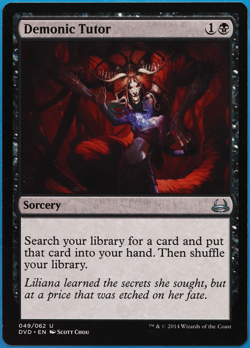 Demonic Tutor Duel Decks Anthology: Divine vs. Demonic NM CARD (499100) ABUGames - Image 1