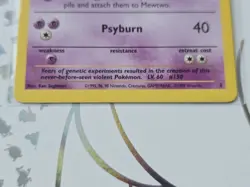 Mewtwo 3 WB Pokemon Card Black Star Promo The First Movie Rare Holo - Image 2
