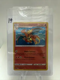 Pokemon SWSH075 Charizard Promo Holo Card Special Delivery Sealed - 19 - Image 1