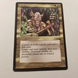 Scarwood Goblins The Dark Regular Gold Card Magic The Gathering Mtg - Image 1