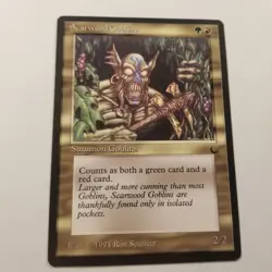 Scarwood Goblins The Dark Regular Gold Card Magic The Gathering Mtg - Image 2