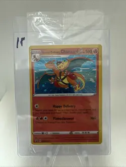 Pokemon SWSH075 Charizard Promo Holo Card Special Delivery Sealed - 18 - Image 1