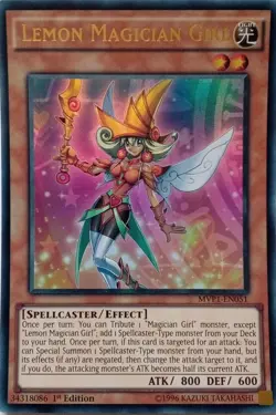 MVP1-EN051 LEMON MAGICIAN GIRL ULTRA RARE 1ST EDITION YuGiOh CARD - Image 1
