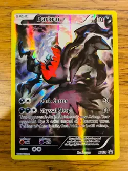 NM! Darkrai (XY114) Full Art Black Star Promo Pokemon Card! - Image 1