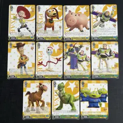 Disney Pixar 100 Toy Story Movie Characters Card Bundle Of 11 | Weiss Schwarz - Image 1