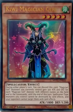 MVP1-EN016 KIWI MAGICIAN GIRL ULTRA RARE 1ST EDITION YuGiOh CARD - Image 1