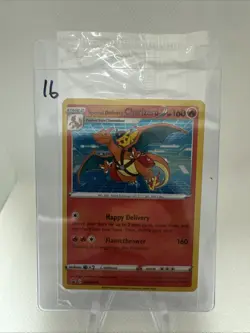 Pokemon SWSH075 Charizard Promo Holo Card Special Delivery Sealed - 16 - Image 1