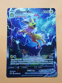 Pokemon Sword & Shield Jolteon V Promo Card SWSH 184 Collection Box - Image 1