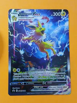 Pokemon Sword & Shield Jolteon V Promo Card SWSH 184 Collection Box - Image 2