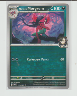 Pokemon TCG Destined Rivals Marnie's Morgrem Card 135/182 - Image 1
