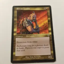 Shivan Zombie Invasion Regular Magic The Gathering Gold Card - Image 2