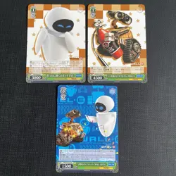 Disney Pixar 100 Wall-E Movie Characters Card Bundle Of 3 | Weiss Schwarz - Image 1