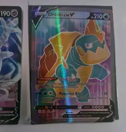 2x Champions Path Ultra Rare Pokemon TCG Card NM/LP Drednaw V Galarian Cursola V - Image 3