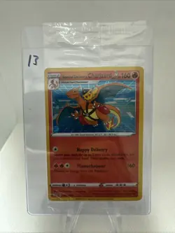 Pokemon SWSH075 Charizard Promo Holo Card Special Delivery Sealed - 13 - Image 1