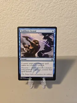 MTG Stubborn Denial LP Khans Of Tarkir - Image 1