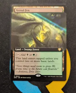 Vernal Fen Extended Art Rare Edge of Eternities Commander EOC 044 MTG - Image 1
