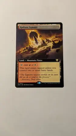 Radiant Summit Extended Art Rare Edge of Eternities Commander EOC 043 MTG - Image 1