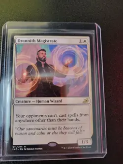 MTG Magic the Gathering NM Drannith Magistrate Ikoria 011 - Image 1