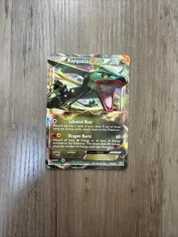 Rayquaza EX Holo Pokemon Card Black & White Dragons Exalted 85/124 - Image 1