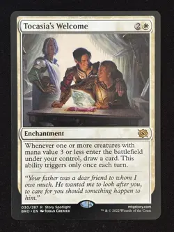 1x MTG Tocasia's Welcome - The Brothers' War (BRO) #30 - Magic the Gathering - Image 1