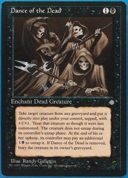Dance of the Dead Ice Age NM Black Uncommon MAGIC MTG CARD (ID# 499092) ABUGames - Image 1