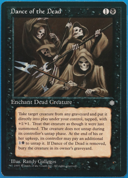 Dance of the Dead Ice Age NM Black Uncommon MAGIC MTG CARD (ID# 499093) ABUGames - Image 1