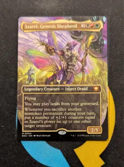 Szarel, Genesis Shepherd Borderless Mythic Edge of Eternities Commander EOC MTG - Image 1