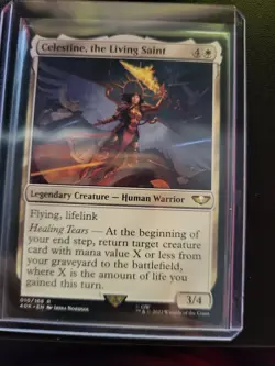 MTG Magic the Gathering NM Celestine, the Living Saint Warhammer 40k 010 - Image 1