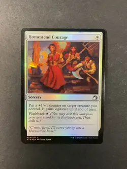 Homestead Courage - Foil - Innistrad: Mid Night Hunt - Magic the Gathering - MTG - Image 1
