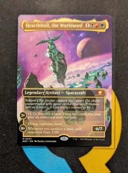 Hearthhull, the Worldseed Borderless Mythic Edge of Eternities Commander EOC MTG - Image 1