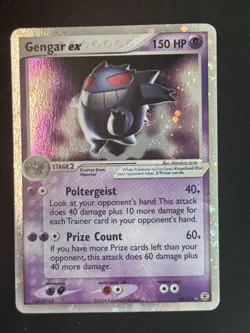 Pokemon TCG Gengar EX 108/112 Fire Red Leaf Green Beautiful Swirl Lightly Played - Image 1