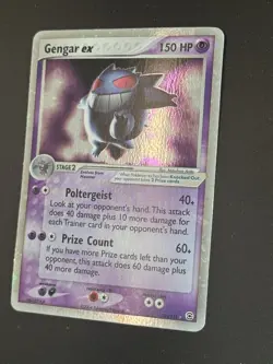 Pokemon TCG Gengar EX 108/112 Fire Red Leaf Green Beautiful Swirl Lightly Played - Image 4