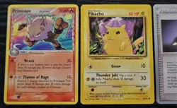 (03) POKEMON w/ Pikachu 58/102 Primeape 50/110 Cessation Crystal $1.49 Shipping - Image 1