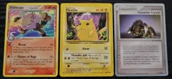 (03) POKEMON w/ Pikachu 58/102 Primeape 50/110 Cessation Crystal $1.49 Shipping - Image 2