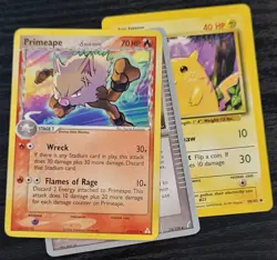 (03) POKEMON w/ Pikachu 58/102 Primeape 50/110 Cessation Crystal $1.49 Shipping - Image 4