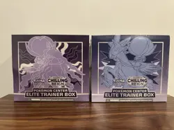 Pokemon Center Exclusive Chilling Reign Error Elite Trainer Box ETB Set of 2 - Image 1