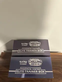 Pokemon Center Exclusive Chilling Reign Error Elite Trainer Box ETB Set of 2 - Image 5
