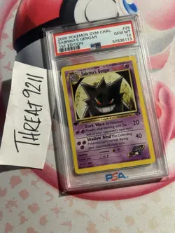 Pokemon Sabrina's Gengar Gym Challenge 1st Edition Rare #29 PSA 10 WOTC - Image 1