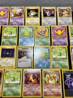 Pokemon Card ALL VTG RARE Lot 30 Cards Dark Rocket Lot Rapidash Voltorb Abra - Image 3