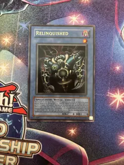 (YBL) Yugioh Relinquished SDP-001 Ultra Rare Unlimited LP - Image 1