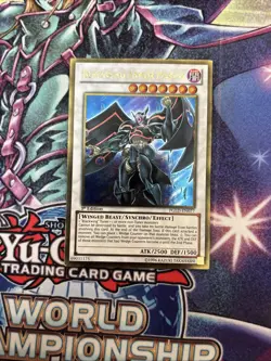 (YBL) Blackwing Armor Master PGLD-EN077 Gold Rare 1st Ed Yugioh LP - Image 1