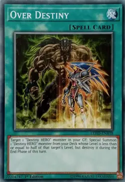 LEHD-ENA18 OVER DESTINY COMMON 1ST EDITION YuGiOh CARD - Image 1