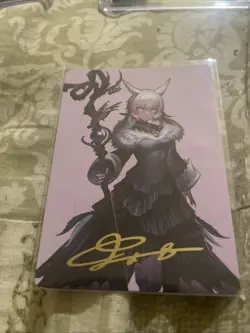 MTG Final Fantasy - Y'shtola, Night's Blessed Gold-Stamped Signature Art Card - Image 1