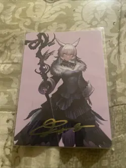 MTG Final Fantasy - Y'shtola, Night's Blessed Gold-Stamped Signature Art Card - Image 2