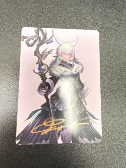 MTG Final Fantasy - Y'shtola, Night's Blessed Gold-Stamped Signature Art Card - Image 2