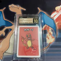 CGC 10 Pristine Charmander Old Maid 2019 Japanese Pokemon Card - Image 1