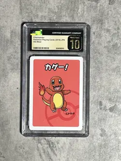 CGC 10 Pristine Charmander Old Maid 2019 Japanese Pokemon Card - Image 1